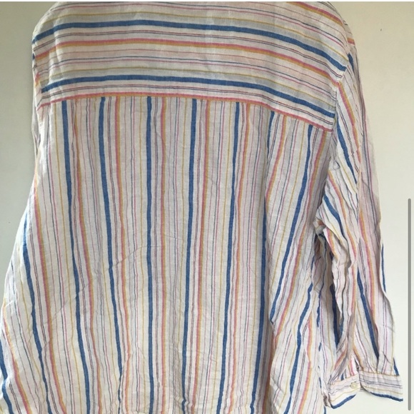 Boyfriend Fit Striped Shirt - Picture 3 of 6